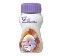 Danone FORTINI COMPACT MULTI FIBRE CIOCCOLATO CARAMELLO 4 BOTTIGLIE DA 125 ML