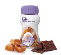 Danone FORTINI COMPACT MULTI FIBRE CIOCCOLATO CARAMELLO 4 BOTTIGLIE DA 125 ML