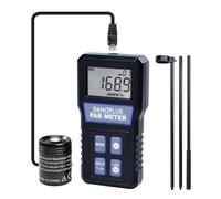 DANOPLUS PAR Meter per acquario impermeabile IP68, intervallo spettrale 400-700nm PPFD Meter Data Logger, palo telescopico da 94 cm, cavo sensore da 79 '' incluso