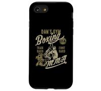 Dan's Gym Boxing MMA Design retrò per il nome Dan Custodia per iPhone SE (2020) / 7 / 8