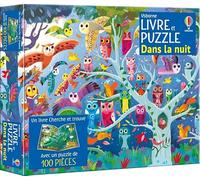 Dans la nuit: Contient un livre cherche et trouve et un puzzle de 100 pièces