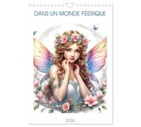 Dans un monde féerique (Calendrier mural 2026 DIN A4 horizontal), CALVENDO calendrier mensuel: Laissez la présence des fées égayer votre environnement et vous inspirer au quotidien.