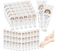 Dansib 72 creme mani sfuse, regalo di ringraziamento per insegnanti a Natale, design boho arcobaleno, lozione per le mani per dipendenti e personali, regalo di ringraziamento per gli equalizzatori