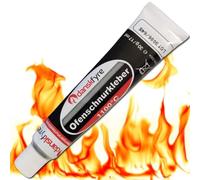 Danskfyre Colla Refrattaria per Camino - Pietra e Guarnizione Stucco Resistente al Calore Fino a 1000 Gradi - Colla Fermit HT 1100