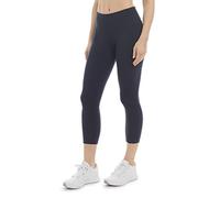 Danskin Curved Contour Capri Leggings, Neo Navy, M Donna