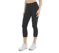 Danskin Curved Contour Capri Leggings, Sale Nero, L Donna