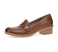 Dansko Danica - Mocassini da donna in pelle impermeabile con suola in gomma e tacco impilato in pelle per uno stile duraturo in qualsiasi condizione atmosferica, marrone chiaro, 9.5-10 Wide