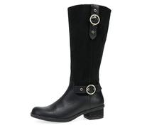 Dansko Dawn, stivali da equitazione impermeabili ispirati all'equitazione, alla moda, con hardware classico, pelle resistente e cerniera interna, nero, 10.5-11