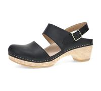 Dansko Lucia - Sandali da donna con punta chiusa, fodera in materiali riciclati e pelle per una maggiore traspirabilit , suola in gomma leggera per una lunga durata, nero, 7.5-8