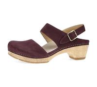Dansko Lucia - Sandali da Donna con Punta Chiusa, Fodera in Materiali riciclati e Pelle per Una Maggiore traspirabilità, Suola in Gomma Leggera per Una Lunga Durata, Fico, 10.5-11