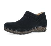 Dansko Muriel - Stivaletti da donna trapuntati in pelle scamosciata, comodi stivali con intersuola in sughero imbottita e suola in gomma leggera, nero, 10.5-11