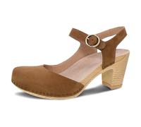 Dansko Taytum Sandalo asimmetrico a punta chiusa da donna, pelle di qualit trattata con Scotchgard per resistenza alle macchie, plantare imbottito e sagomato per un comfort tutto il giorno, marrone