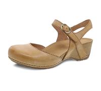 Dansko Women's Tiffani Tan Burnished Calf Sandals 10.5-11 M US