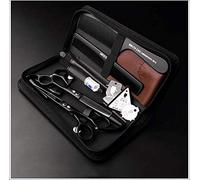 DANTB Forbici professionali per parrucchiere, Professionale Forbici Giapponesi Barbiere Forbici, Parrucchiere Set Salon, Professional Premium sfoltire Forbici per Parrucchiere 6 Pollici,D,5.5 inch set