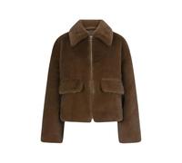 Dante 6 - Entity Faux Fur Bomber Jacket - - Jackets - Donna - Marrone - M