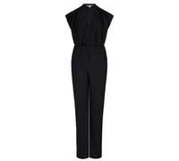 Dante 6 - Tuta nera in jersey con scollo a V - -Jumpsuits & Playsuits -Donna -Nero -M