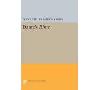 Dante Alighieri Dante's Rime (Copertina rigida) Princeton Legacy Library