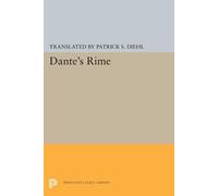 Dante Alighieri Dante's Rime (Tascabile) Princeton Legacy Library