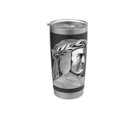 Dante Alighieri Ritratto Gustave Dore Divina Commedia Bicchiere termico in acciaio inox doppia parete