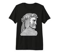 Dante Alighieri Ritratto Gustave Dore Divina Commedia Maglietta Premium