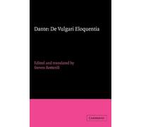 Dante Dante: De vulgari eloquentia (Tascabile) Cambridge Medieval Classics