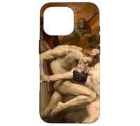 Dante e Virgilio all'inferno Pittura di William Bouguereau 1850 Custodia per iPhone 16 Pro