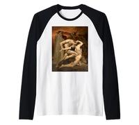 Dante e Virgilio all'inferno Pittura di William Bouguereau 1850 Maglia con Maniche Raglan