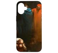 Dante e Virgilio nel Nono Cerchio dell'Inferno Gustave Dore Custodia per iPhone 16 Plus