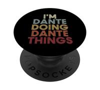 Dante Name Dante Personalized Name First Given PopSockets PopGrip Adesivo