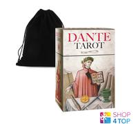 Dante Tarocco Mazzo Carte E Libro Guido Marchesi lo scarabeo con Velluto Borsa