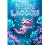 DANTEM Explorers Volume 10: Neon Lagoon (Bubbles the Baby Axolotl): Phonics Activity Book for Kids Ages 4-6: Word Tracing, Coloring and Puzzles