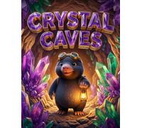 DANTEM Explorers Volume 8: Crystal Caves (Milo the Baby Mole): Phonics Activity Book for Kids Ages 4-6: Word Tracing, Coloring and Puzzles