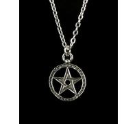 Dantes Hex - Alchemy Gotico Collana - Fantasy Pentagramma Collana Catena