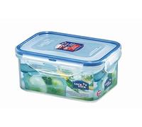 Danto® - Set di 12 contenitori salva freschezza Lock & Lock, trasparente, 600 ml, di forma rettangolare, 151 x 108 x 45 mm, Set by a tubo