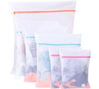 Dantolo 6 Pezzi Sacchetti Rete Biancheria, 3 Misure Retina Borse Per Lavatrice, Per Prevenire Deformazioni E Pieghe Dei Vestiti, Sacchetto Lavanderia Con Cerniera Per Maglioni, Camicie, Intima, Calze
