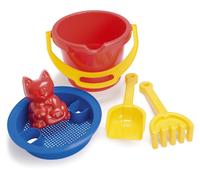 Dantoy 1434 Zand Kasteel Emmer en Schop Set 30 cm 5 Artikelen