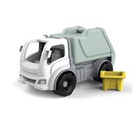 Dantoy Classic camion della spazzatura - Auto robusta per bambini con bidone rimovibile - Giocattolo sostenibile dalla Danimarca con marchio ecologico nordico - Ideale per sabbiere e interni - dai 3