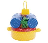 Dantoy Dinner Set for 4, 22 Piece Role Play for Kids Pretend Play, Made in Denma