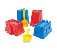 Dantoy Formine Per Castello Di Sabbia E Paletta 6 Pezzi Giocattolo Da Spiaggia