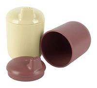 Dantoy - Tiny Biobased Sippy Cups - Nude & Ruby (6220)