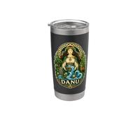 Danu Celtic Madre Dea River Mitologia Arte Bicchiere termico in acciaio inox doppia parete