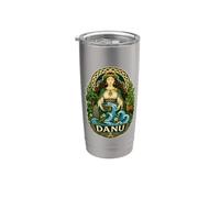 Danu Celtic Madre Dea River Mitologia Arte Bicchiere termico in acciaio inox doppia parete