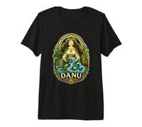 Danu Celtic Madre Dea River Mitologia Arte Maglietta Premium