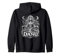 Danu Madre dei Primi dei Pagani Luna Felpa con Cappuccio