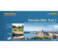 Danube Bike Trail - Part 3: Slovakian and Hungarian Danube: From Vienna to Budapest, 1 :75.000, 310 km