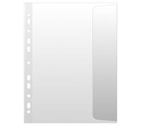 DANUBIO 1745910pl di 00 Buste Trasparenti con patta, PP, A4, ruvida, 100μm, 10 pezzi