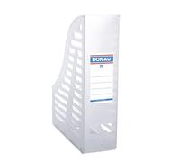 DANUBIO 7464001pl-09 Portariviste, traforato, PP, A4, pieghevole, trasparente, Bianco