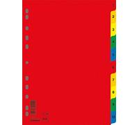 DANUBIO 7712095pl-99 colore registro, PP, A4, 230 X 297 mm, 1 - 10, 10 fogli, colori assortiti
