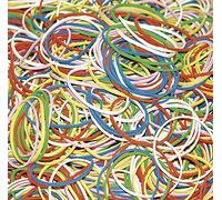 DANUBIO 7786001pl di 99 Anelli di gomma/Elastici, 1000 G, colori assortiti