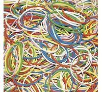DANUBIO 7787001pl di 99 Anelli di gomma/Elastici in Gomma, 100 G, colori assortiti
